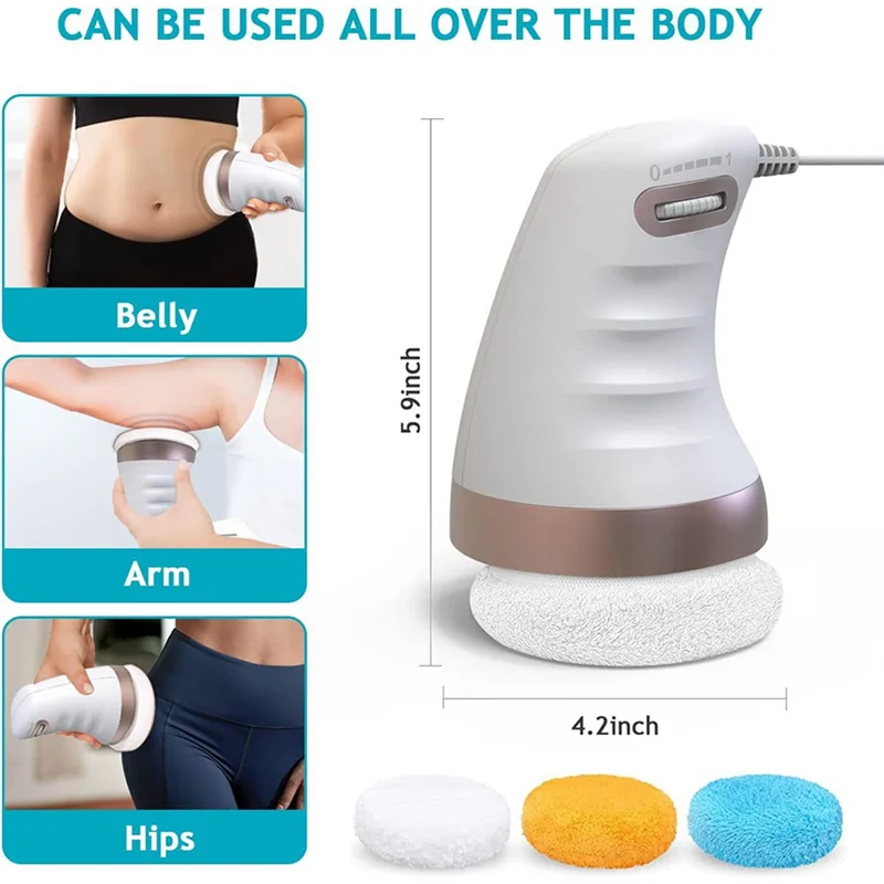 AA20-Body Sculpting Machine With Cellulite Massage For Shaping On Belly Butt Shoulder Arm Thigh EU Plug Easy Install