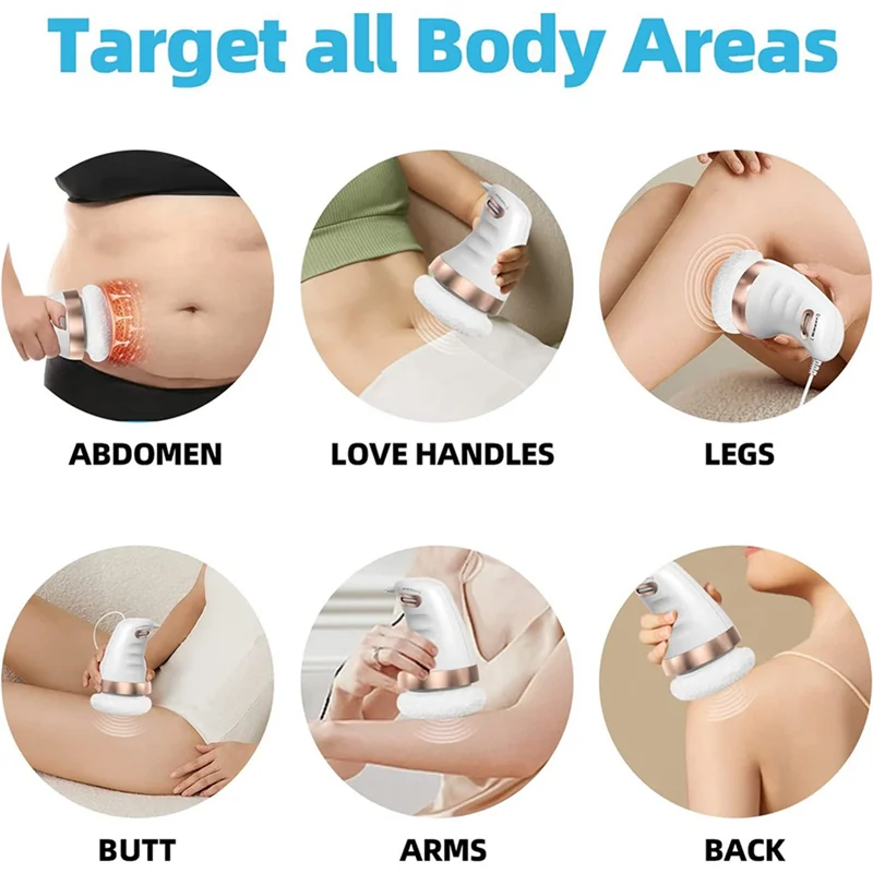AA20-Body Sculpting Machine With Cellulite Massage For Shaping On Belly Butt Shoulder Arm Thigh EU Plug Easy Install