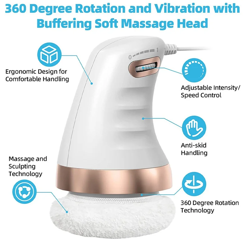 AA20-Body Sculpting Machine With Cellulite Massage For Shaping On Belly Butt Shoulder Arm Thigh EU Plug Easy Install
