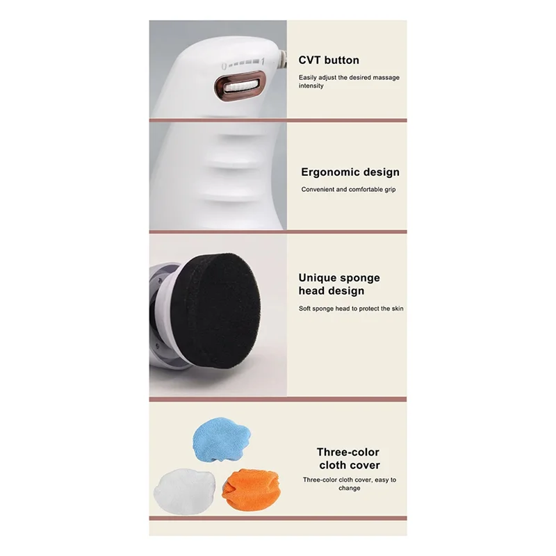 AA20-Body Sculpting Machine With Cellulite Massage For Shaping On Belly Butt Shoulder Arm Thigh EU Plug Easy Install